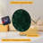 Glass Wall Clock Silent Non Ticking Wall Clock- 12 Inch Quality Quartz Battery Operated Round Easy To Read Home/Office/Classroom/School Clock (Dark Green)