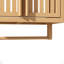 Boîte de rangement de toilette murale en bambou pour salle de bain