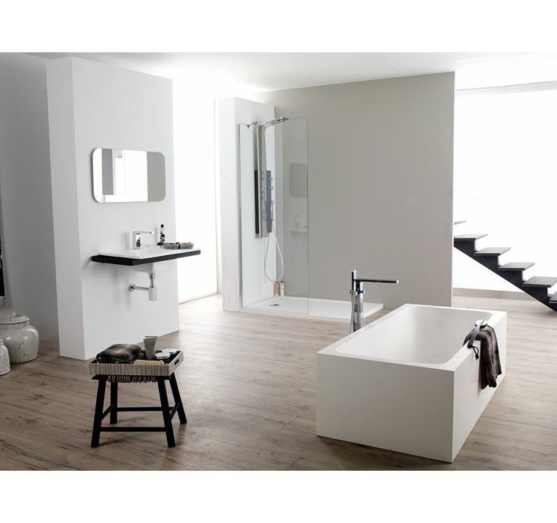 Modul Krion® 62.62'' L Freestanding Soaking Bathtub