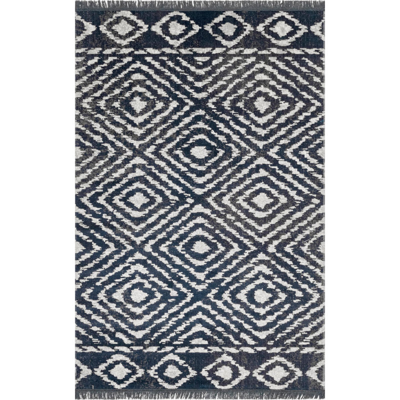 Michele Geometric Indoor / Outdoor Rug, Rectangle 5' x 8'