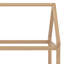 Lit simple avec toit, lit en bois massif avec tête et pied de lit-3138885