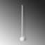 Lampe murale moderne blanche, corps en métal, 24,4 x 3,9 x 2,8 pouces | SMD DEL 8 W 3 000 K | Plaque de base en métal durable, indice de protection IP20, conception de couleur unie élégante | Parfait pour le salon, la chambre à coucher ou le bureau-1454822812
