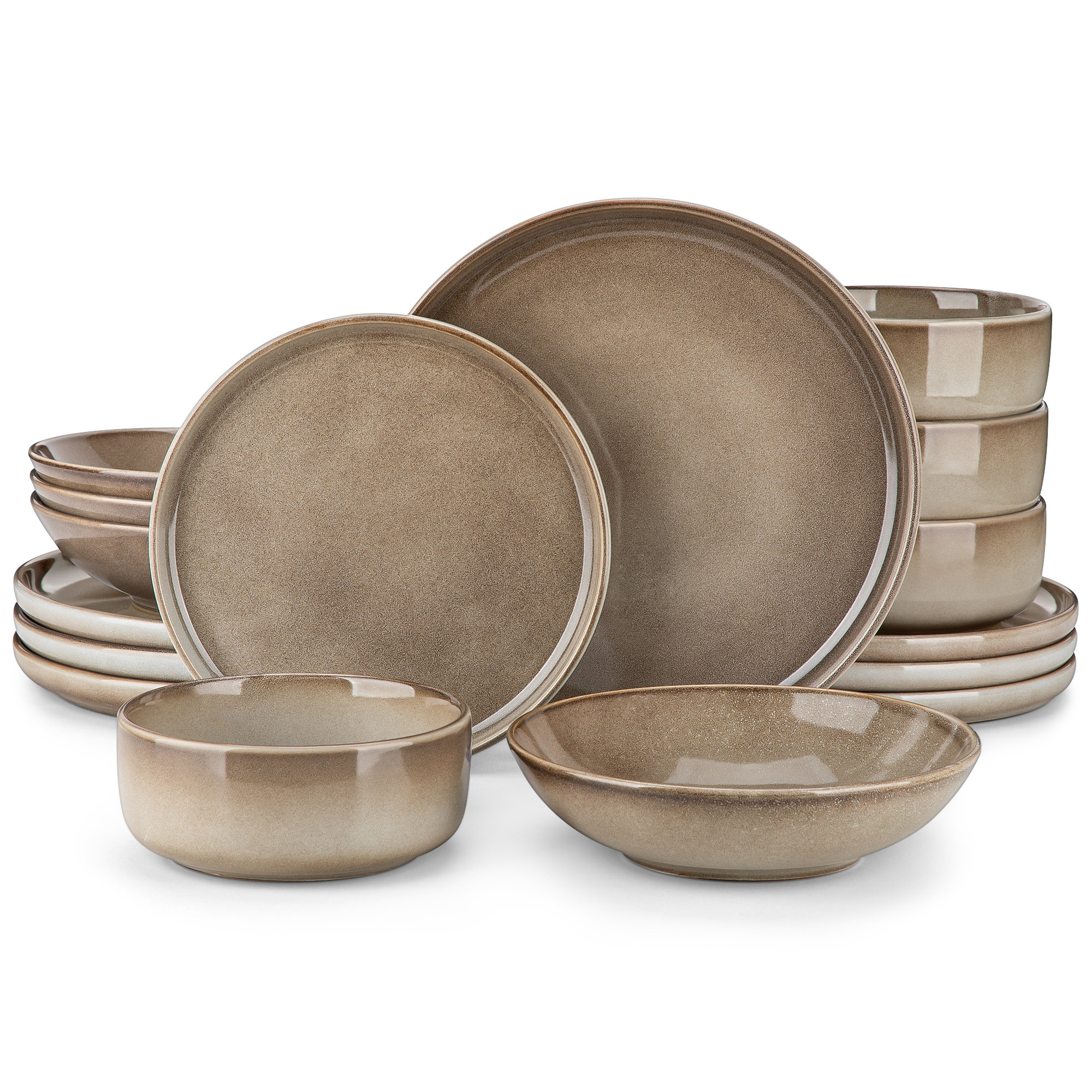 Vancasso Playa 16 Piece Stoneware Dinnerware Set, Service For 4 & Reviews | Wayfair