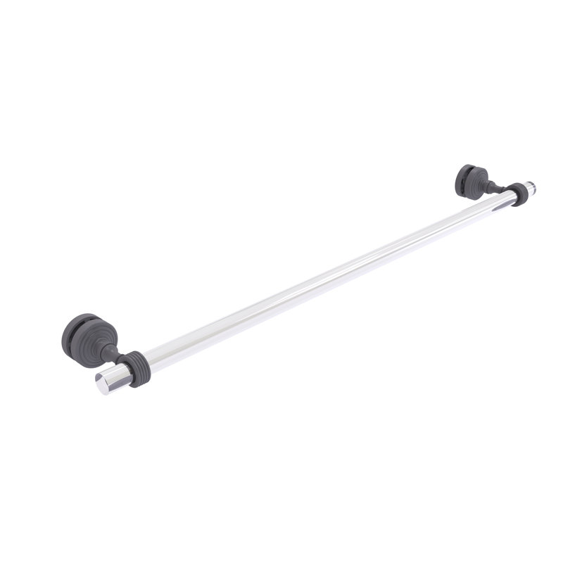Porte de douche 5,2 "pour porte de douche en verre Jarrell, Gris mat
