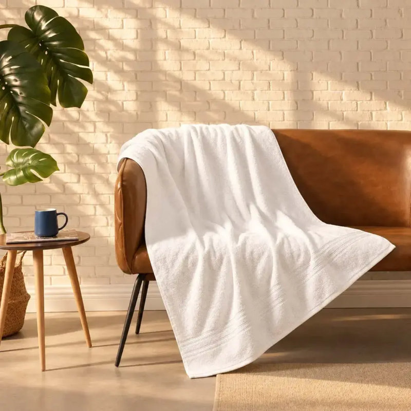 100% Cotton Bath Sheet, Bath Sheets - 24 Pack