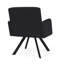 Chaise d'invité pivotante en acier Willow-56005114-56005111
