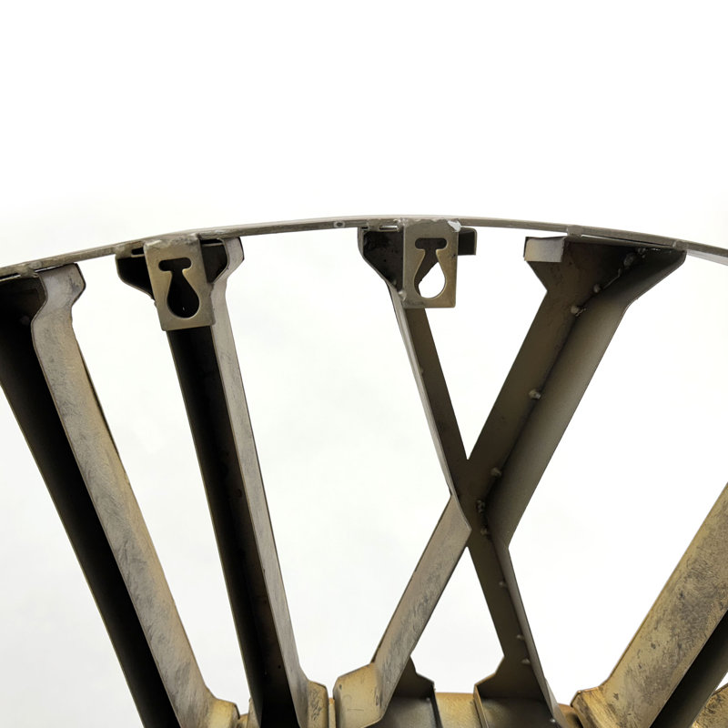 Asher Metal Skeleton Wall Clock