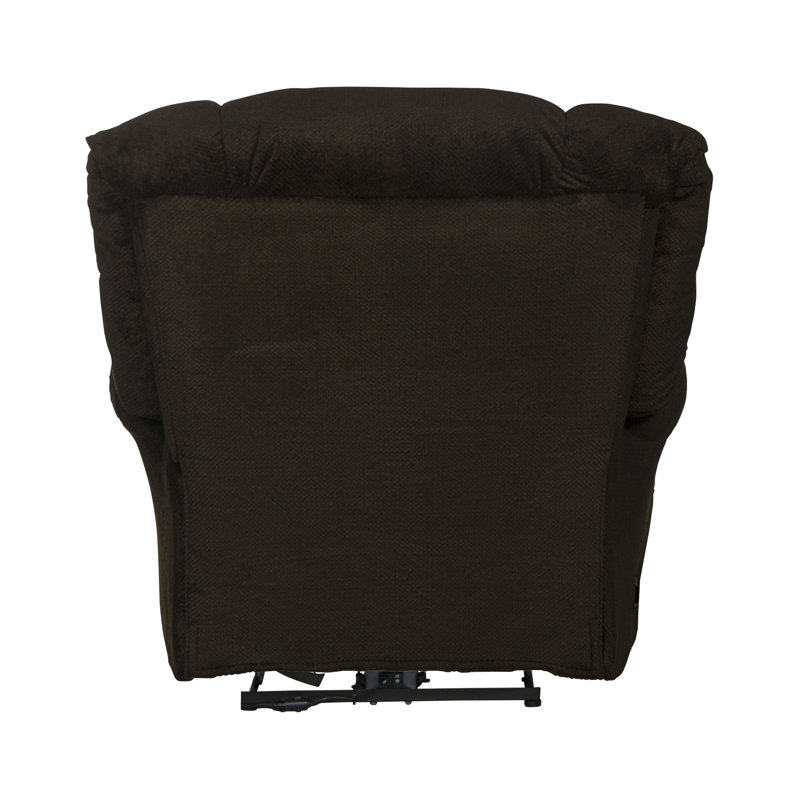 Daly Upholstered Recliner, Chocolate, Power, Full-Extension