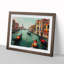 Venice Canal Watercolour Vol.1 - Framed Print-617120960-617120963