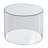 Clear Acrylic Cylinder Display, Plastic Round Container and Riser