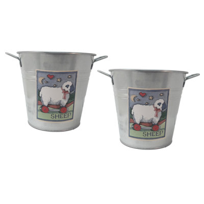 Tichenor Metal Pot Planter