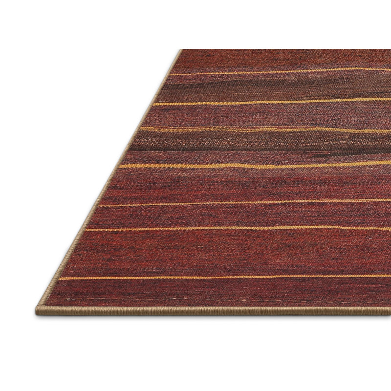 Tapis brun/jaune contemporain, Rectangle 5 pi x 8 pi