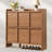 24 Pair Shoe Storage Cabinet with 2 Flip Drawers