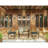4-Piece Patio Furniture Set Outdoor Balcony Porch Garden Backyard Lawn Furniture Acacia Wood Table Top-574625361-574625366