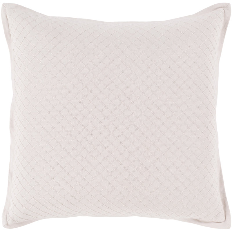 Hamden Geometric Cotton Throw Pillow, 20" x 20", Sea Foam, Down