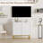 Modern Sideboard Buffet Cabinet with Storage, Wood Storage Cabinet with Adjustable Shelf, Console Table with Doors-646348958-646348961