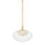 Moore Pendant in Aged Brass