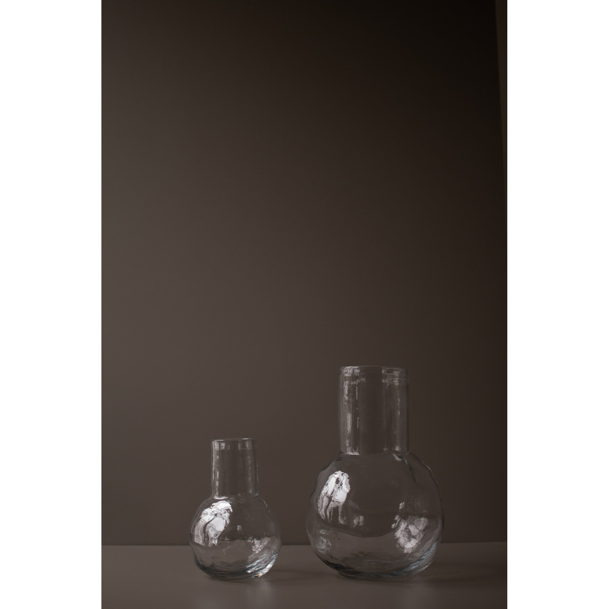 Filia Ceramic / Porcelain Table Vase, 7.87" H x 5.5" W x 5.5" D, White