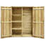 Garden Tool Shed 123x50x171 cm Impregnated Pinewood