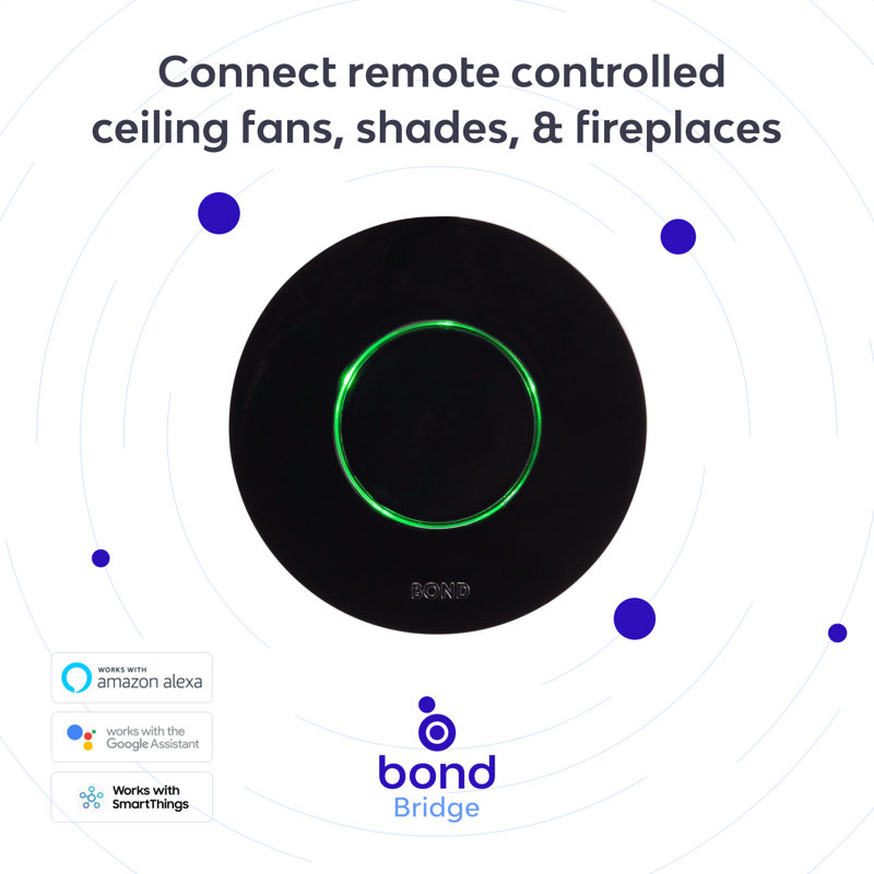 Black Wireless Smart Home Control Module