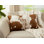 Lait Collection Animal Print and Patchwork Reversible Pillow Cover