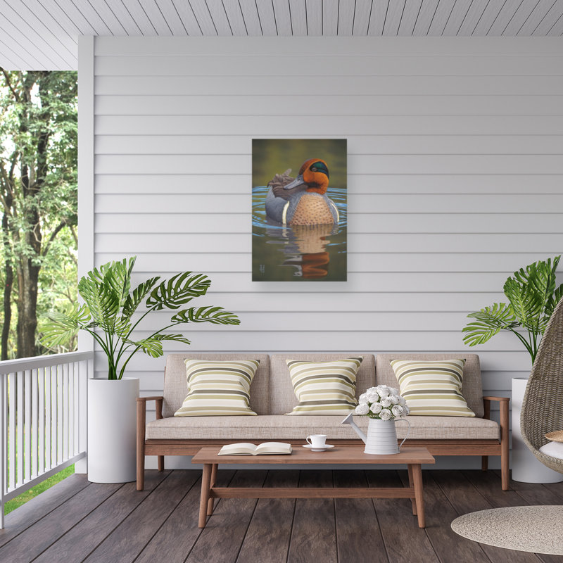 Toile d'extérieur Jeff Hoff Greenwing, H 12 po x l 19 po