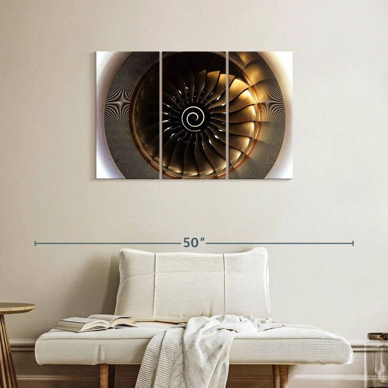 Mehar Sunlit Turbine Aircraft, 24" H x 38" W