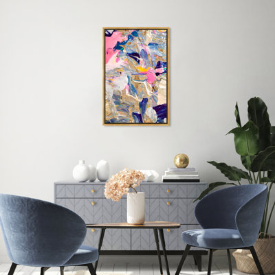 " Abstract Getting To Know You Gold "