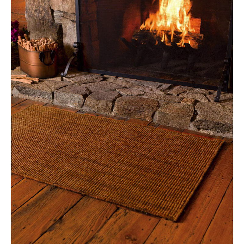 Tapis paprika touffeté à la main