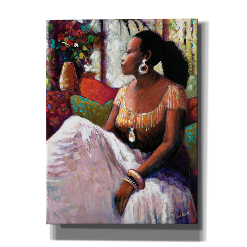 «Peaceful Moment» par Monica Stewart, H 26 po x l 18 po x P 0,75 po