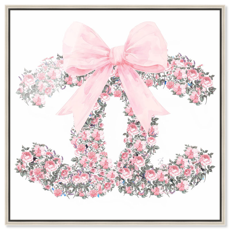 Makes Me Wonder Pink Bow, Argent, H 17 po x l 17 po