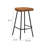 Concord Backless Wood Bar Stools - Set Of 2 In Black-94387539-94387538