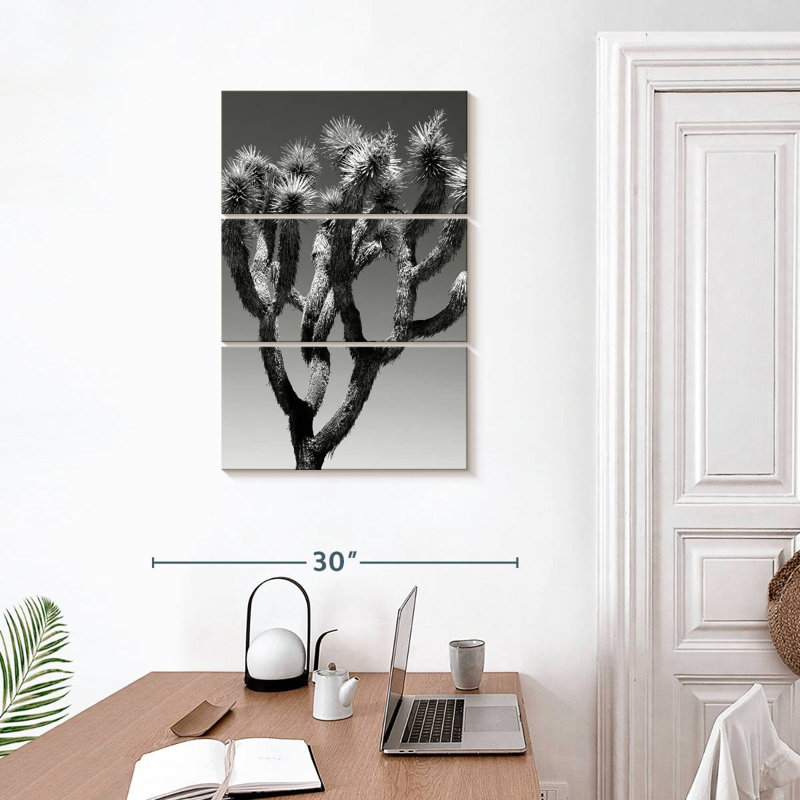 Harnek - Arizona noir - l'arbre Joshua, H 32 po x l 20 po