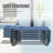 Outdoor Aluminum Chaise Lounge With Adjustable Backrest, Side Table, And Wheels For Patio, Beach, And Poolside Relaxation-1662380139