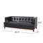 Canapé à accoudoirs encastrés 80,75 po Hogarth-67151795