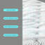 Matelas simple hybride matelassé 10 po, mi-ferme - noir et blanc, certifié CertiPur avec mousse à mémoire de forme gélifiée et ressorts enveloppés-857052643