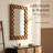 23.6" x 35.5" Hand Carved 3D Parquet Wood Wall Mirror, Rustic Farmhouse Rectangle Decor Mirror, Vertical & Horizontal Hanging Accent Mirror for Entryway Bedroom Living Room