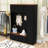 Entryway Hall Tree with Storage Bench, 4 Drawers, 2 Top Cabinets and 4 Hooks-129992824