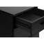 Porte-documents de bureau en stratifié noir