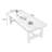 Brown Rectangular Solid Wood Dining Table-671207048