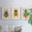 Beetle Bug I - ensemble de 3 peintures sur toile encadrées-1777886078-1777886077