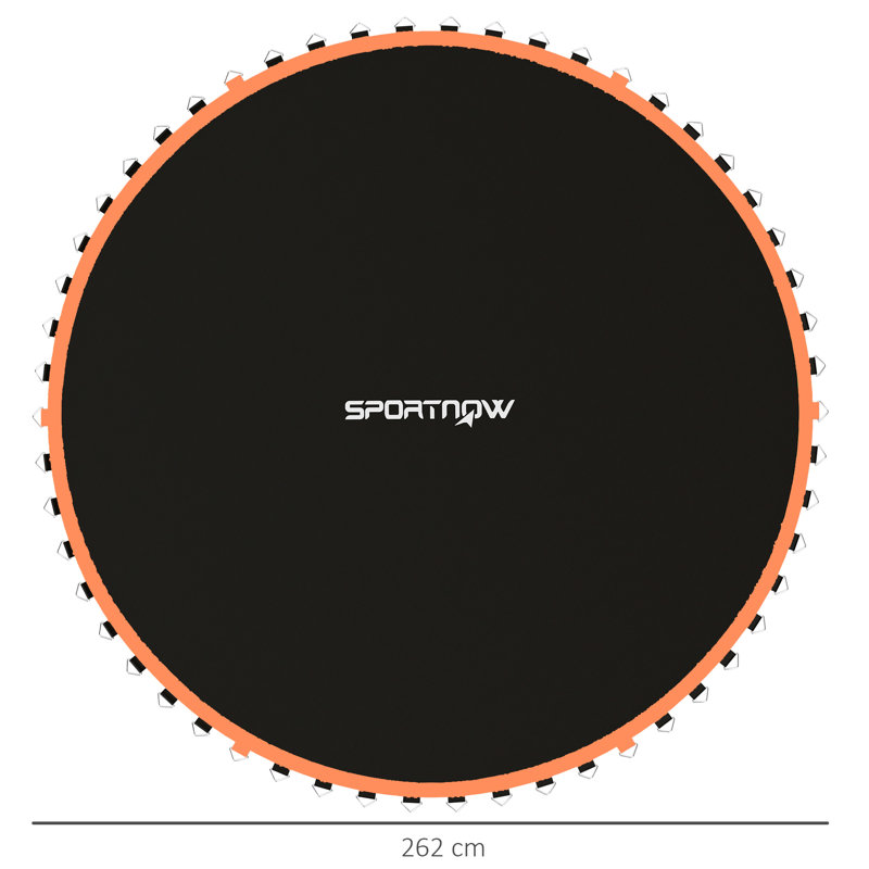 HOMCOM 0.01cm Jumping Surface,  Orange
