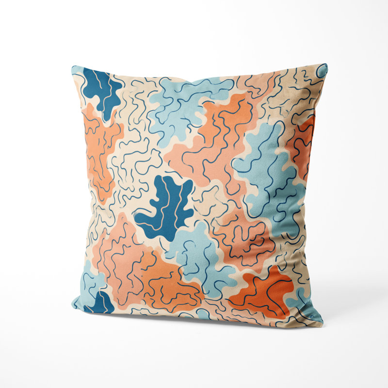 Coussin Abstract Abstract, H 18 po x l 18 po