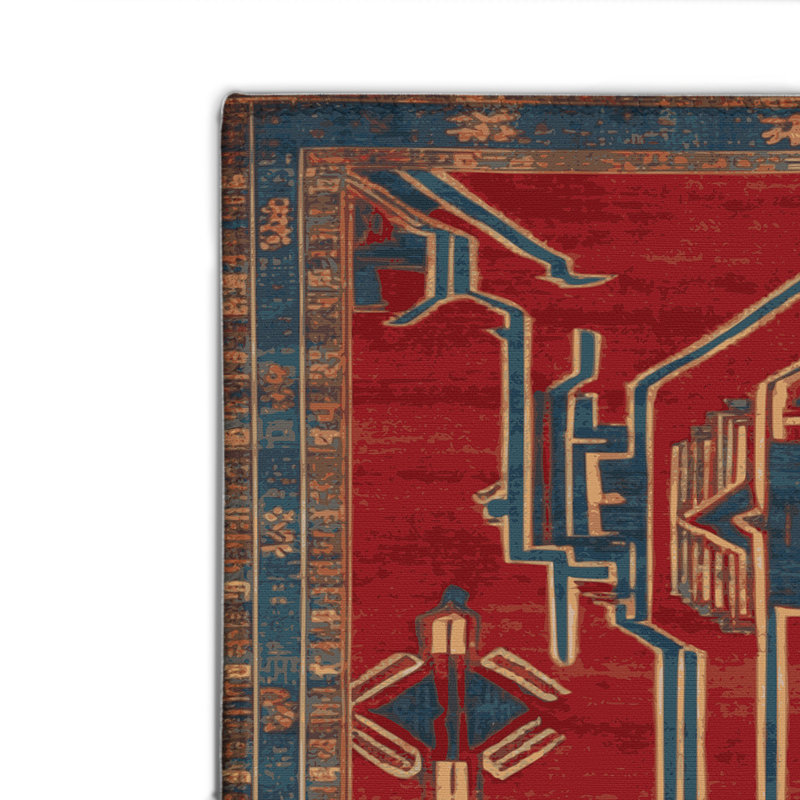 Tapis intérieur et extérieur ArtDeco, Rectangulaire 2 pi x 3 pi
