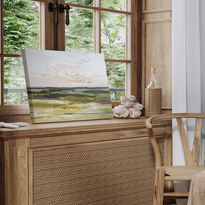 «Skyscape Serenade on Canvas» par Rebecca Fox, reproduction, Toile tendue, H 24 po x l 36 po x P 1,25 po