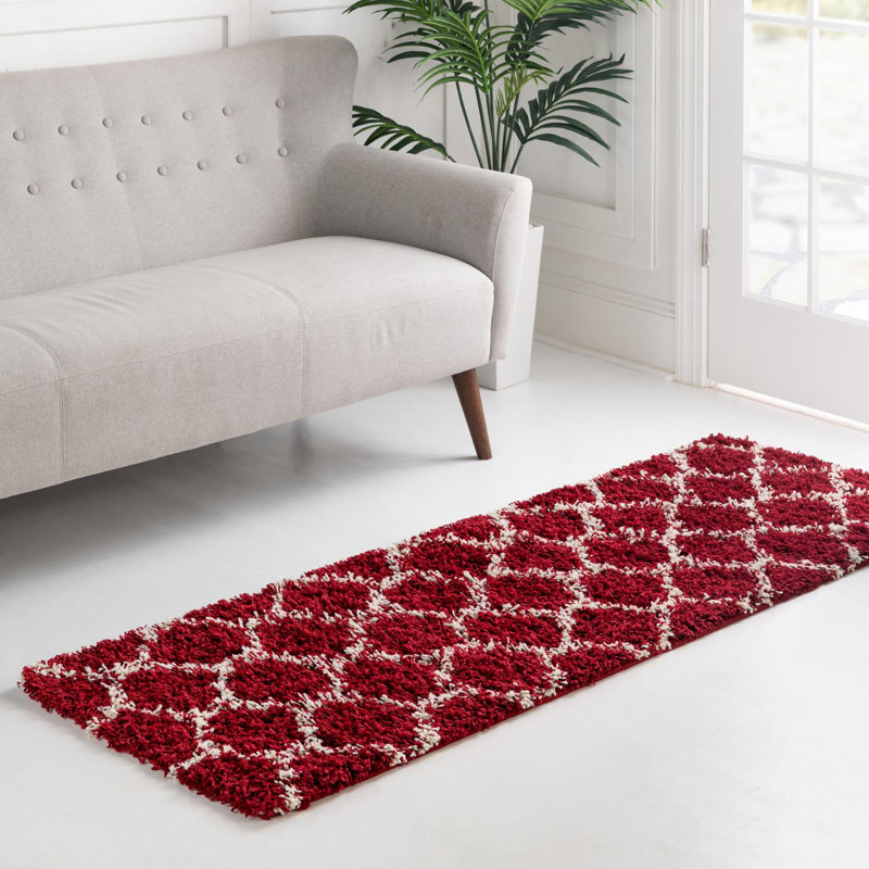 Geometric Indoor Rug, Runner 2' x 5'