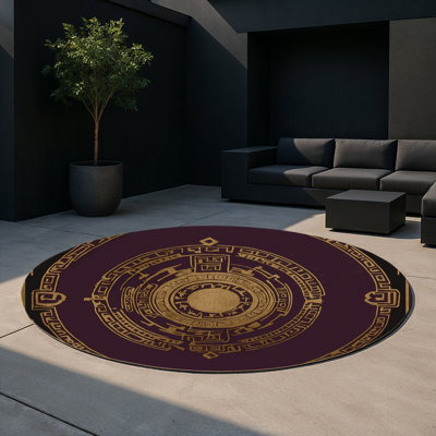 Tapis intérieur et extérieur Fleur Royale