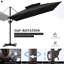 Parasol en porte-à-faux carré 141 '' X 104 '' avec base lestée-105033680