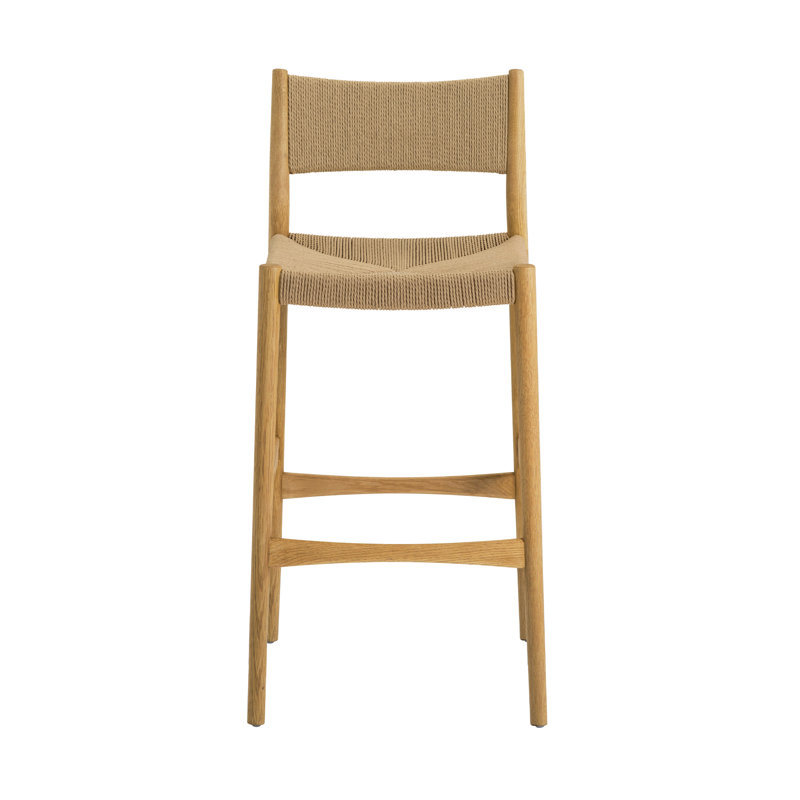 Tabouret de bar et de comptoir Buffolino, Tabouret de bar (siège d'une hauteur de 30 po), Brun