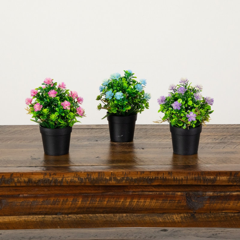 Ensemble de 3 fleurs artificielles, Assortment 1